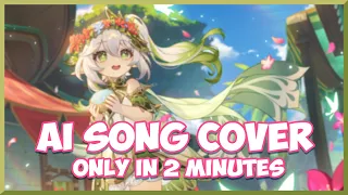 MAKE GENSHIN AI SONG COVER IN ONLY 2 MINUTES