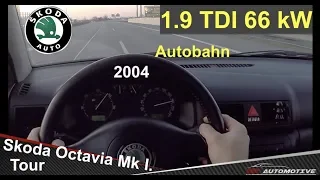 Skoda Octavia 1.9 TDI 66 kW (2004) Acceleration Test + Top Speed