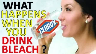 WHAT HAPPENS WHEN YOU DRINK BLEACH ??  ADVICE | TREATMENT | HELP!