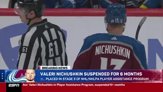 NHL announced that Nichushkin is suspended again (13 may 2024)