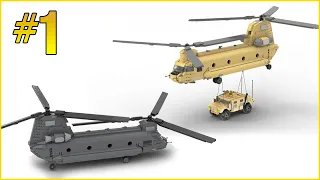 LEGO TUTORIAL | Boeing CH-47 F Chinook | 1:33 (Part 1/3)