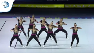Hungary - 2019 Aerobics European Championships, Aero Dance final