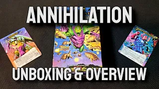 ANNIHILATION Unboxing & Overview! Marvel Legendary Fantastic Four Expansion 2021