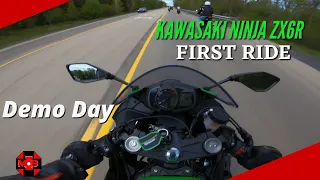 Beginner Test Rides the Kawasaki Ninja ZX6R