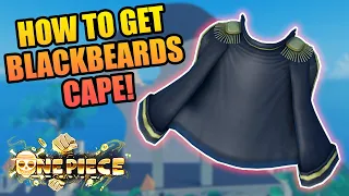 How To Get Blackbeards Cape The Rarest Accessory in A One Piece Game