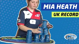 UK Sport Stacking Record | MIA HEATH | Cycle | 8.481