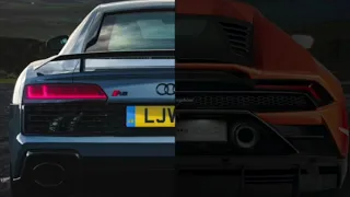 Audi R8 Performance Vs  Lamborghini Huracan EVO / Exhaust Battle