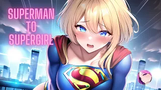 [TG TF] Superman became Supergirl | Male to Female | Transformation Animation | Gender Bender