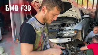 Ремонт потерянного БМВ F30 / Восстановление тачки из США