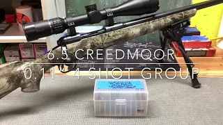 6.5 Creedmoor - 140 Gr. ELD-M and H4350 - One Jagged Hole!