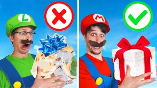 Super Mario Christmas Party Minigames In Real Life