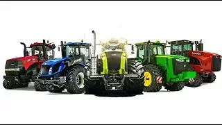 Современный мощный трактор|Удивительные машины|Modern powerful tractor|Amazing Machines|ATW