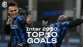 INTER TOP 10 GOALS | 2020 REVIEW feat. Romelu Lukaku, Lautaro Martinez, Achraf Hakimi... ⚽⚫🔵