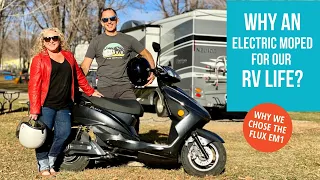 Why An Electric Moped For RV Life? Flux EM1 Electric Moped Review After 1 Year | RV Travel