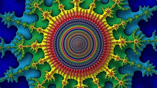 Eight Rainbows - 8th Power Mandelbrot Fractal Zoom