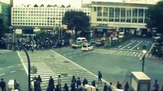 80's shibuya crossing