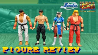 My new favorite figure line? | Jada Toys Street Fighter II Ryu, Fei Long, Chun-Li and Ken