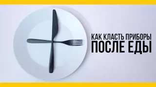 Как класть приборы после еды [Якорь | Мужской канал]