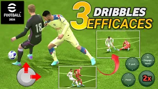 How to DRIBBLE on eFootball 2024 mobile | Dribbling on eFootball 2024 mobile (Tuto)