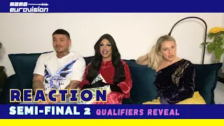 Qualifiers Reveal Reaction - Semi Final 2 - Eurovision 2023