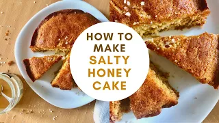 how to make salty honey cake - easy summer cake recipe