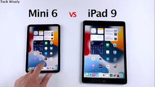 iPad Mini 6 (2021)  vs iPad 9 (2021) SPEED TEST