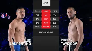 Луис Рафаэль Лаурентино vs. Курбан Тайгибов | Luis Rafael Laurentino vs. Kurban Taygibov | ACA 160