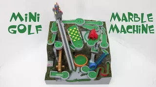 Mini Golf Marble Machine, a themed marble run