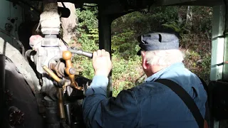 Roaring Camp Railroad (Heisler) POV Cab Ride (Part 1 Going to Bear Mountain)