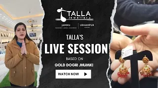 Showcasing of Dogri Jhumki at Talla Jewellers, Janipur - Facebook Live on 31/Jan/2023