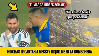 ¡INCREÍBLE! HICNHAS CANTAN EN LA BOMBONERA A MESSI Y DICEN QUE RIQUELME ES EL MÁS GRANDE