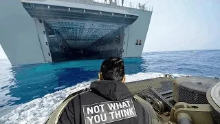 I Flew Into US Navy's Largest Stealth Ship