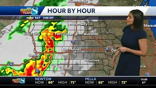 Iowa weather: Sunny today with rain chances tomorrow