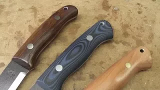 Constructing a Knife Handle - Loveless Bolts, Corby Bolts & Mosaic Pins