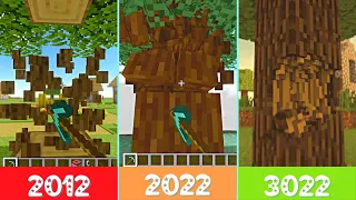 Minecraft 2012 vs 2022 vs 3022! 🌳🌳🌳