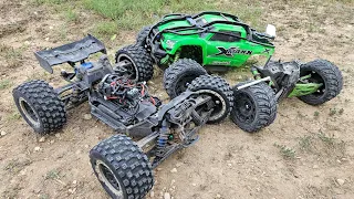 Upgraded X-Maxx and XRT big ramp Destruction