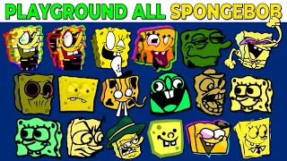 FNF Character Test | Gameplay VS My Playground | ALL Spongebob Test