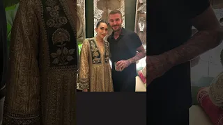 David Beckham Meets Bollywood Royalty in Mumbai. #shorts #shortsvideo #bollywoodnews #bollywood