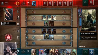 Foltest 'Rage Quit' Strategy LIVE - Gwent Closed Beta