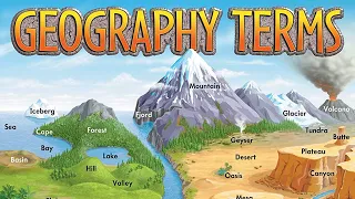 Important Geographical Terms Features Landforms Of Earth