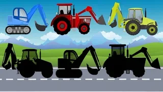 What Cabin? Excavator, Tractor, Dump Truck & Loader | Construction Toy Vehicles for Kids