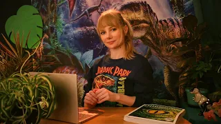 Jurassic World Travel Agent Role Play / ASMR Soft Spoken / Typing / Page Flipping