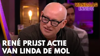 René prijst actie van Linda de Mol: ’Ik vind dat ongelofelijk lief’ | VANDAAG INSIDE