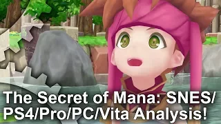 Secret of Mana Remake Analysed! SNES vs PS4/Pro/PC/Vita!