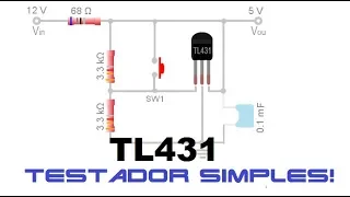 Para sua Bancada: Teste de  TL431 com materiais de Sucata! (TL431 TESTER)