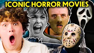 Do Teens Know These Iconic Horror Movies? (Scream, Silence of the Lambs, Psycho) | React