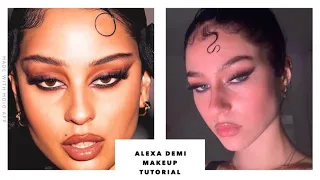 Alexa Demi’s ICONIC makeup look with joss