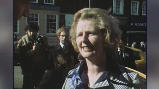 Archive: Margaret Thatcher speaks to constituents in 1976