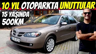 KM CİMRİLERİ | 500km'de 15 yaş Nissan Almera | Unuttukları arabayı 10.000TL ödeyip çıkardılar.