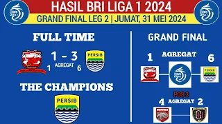 Hasil Final Liga 1 2024 Hari ini - Madura United vs Persib Bandung